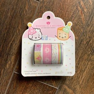 Craft Smith Wonton In A Million Washi Tape 4 pack